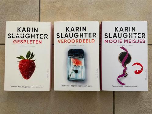 Karin Slaughter - gespleten, veroordeeld, mooie meisjes, Boeken, Thrillers, Zo goed als nieuw, Nederland, Ophalen of Verzenden