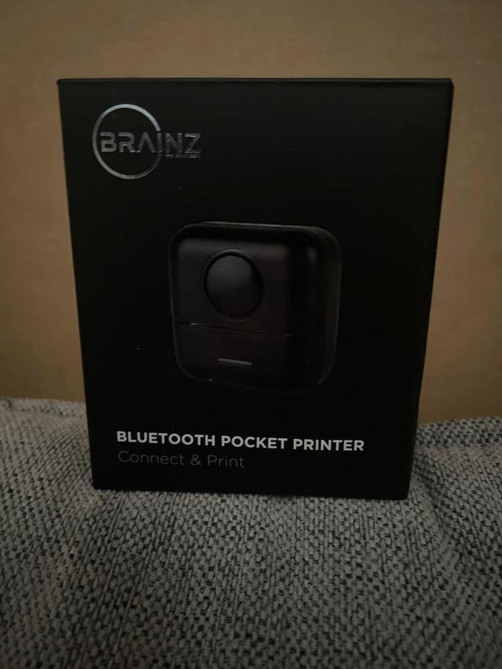 Compacte Bluetooth Pocket Printer - Brainz, Computers en Software, Printers, Nieuw, Fotoprinter, Thermo-printer, Kleur printen