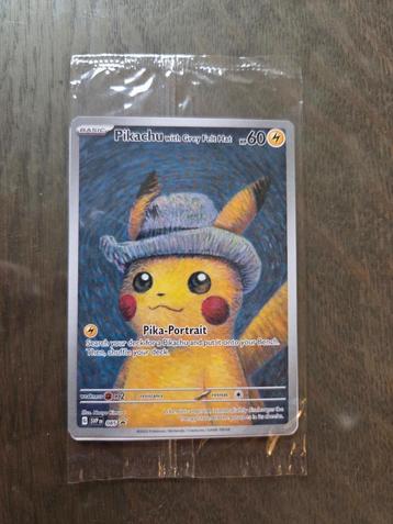 Pikachu with Grey Felt Hat SVP085, van Gogh Pokemonkaart beschikbaar voor biedingen