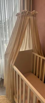 Hemel/klamboe voor babybed/wieg jollein nougat met piekstok, Ophalen of Verzenden, Zo goed als nieuw, Overige typen