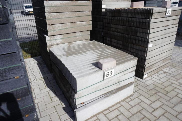 Opsluitbanden 6x20 Grijs B3, Tuin en Terras, Tegels en Klinkers, Nieuw, Overige typen, Beton, Minder dan 5 m², Ophalen