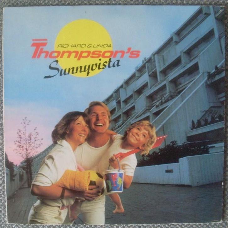 Richard & Linda Thompson - Thompson's Sunnyvista (LP), Cd's en Dvd's, Vinyl | Rock, Zo goed als nieuw, Singer-songwriter, 12 inch
