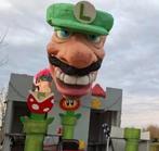 Carnavalswagen koppen Mario en Luigi!, Ophalen, Gebruikt, Versiering, Carnaval