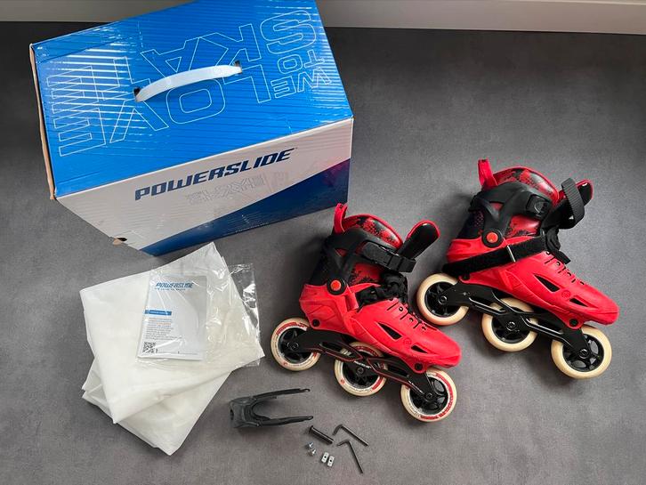 Powerslide skeelers / skates (verstelbaar 37-40), Sport en Fitness, Skeelers, Gebruikt, Inline skates 4 wielen, Powerslide, Dames