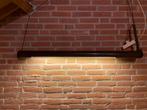 Vintage TL buis hanglamp bruin, Huis en Inrichting, Lampen | Hanglampen, Ophalen, Gebruikt, 75 cm of meer, TL jaren 80