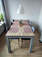Houten eettafel 6-8 personen 200x90x78 cm, Ophalen, Gebruikt, 200 cm of meer, 50 tot 100 cm