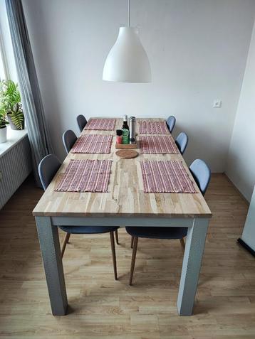 Houten eettafel 6-8 personen 200x90x78 cm  beschikbaar voor biedingen