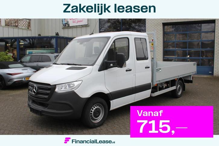 Mercedes-Benz Sprinter 315 CDI L3 RWD DC MBUX met navigatie,, Auto's, Bestelauto's, Bedrijf, Lease, Financial lease, ABS, Airconditioning