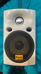 Kwaliteit P-audio speakers (woon/slaapkamer) metaal wit, Overige merken, Ophalen of Verzenden, Zo goed als nieuw, Minder dan 60 watt