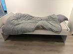 URGENT:Bedframe + Matras - Complete Slaapoplossing!, Ophalen, Zo goed als nieuw, Eenpersoons, Hout