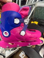 Meisjes rolschaatsen maat 32-34, Kinderen en Baby's, Speelgoed | Buiten | Rolschaatsen, Ophalen of Verzenden, Verstelbaar, Gebruikt