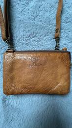 Bear Design leren tasje, Ophalen of Verzenden, Gebruikt, Bruin, Schoudertasje