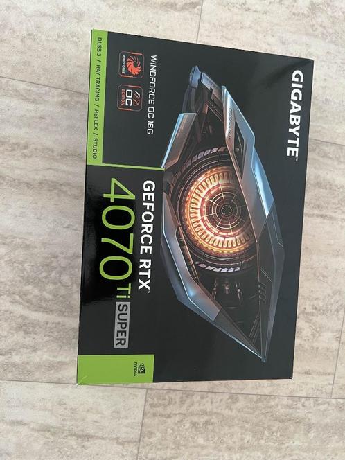 RTX 4070 Ti Super 16GB – Gigabyte Windforce OC | Met bon, Computers en Software, Videokaarten, Zo goed als nieuw, Nvidia, PCI-Express 4.0