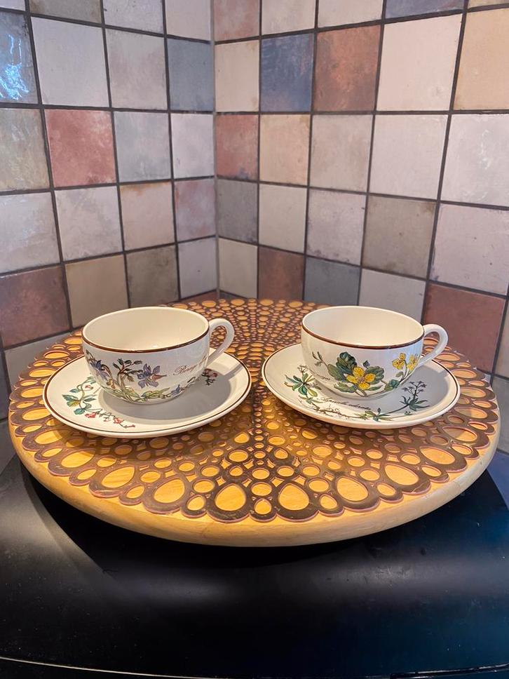 Villeroy & Boch,Luxembourg,2 kop en schotels, Antiek en Kunst, Antiek | Servies los, Ophalen of Verzenden