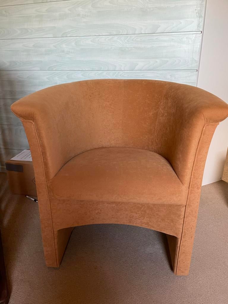 2 fauteuils met zachte bekleding, Ophalen, Minder dan 75 cm, Zo goed als nieuw, Stof