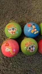 Mickey Mouse kerstballen 6 stuks, Ophalen of Verzenden, Mickey Mouse, Zo goed als nieuw, Beeldje of Figuurtje