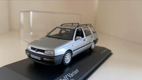 Volkswagen Golf Variant Mk3 1993 Zilvergrijs Minichamps 1/43, Hobby en Vrije tijd, Modelauto's | 1:43, Nieuw, Auto, MiniChamps
