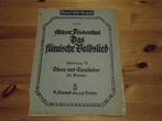 Albert friedenthal - das flamische volkslied 6 en 3, Muziek en Instrumenten, Bladmuziek, Zang, Gebruikt, Ophalen of Verzenden