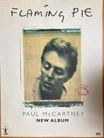 Paul McCartney promotie poster Flaming Pie, Ophalen of Verzenden, Zo goed als nieuw, Poster, Artwork of Schilderij