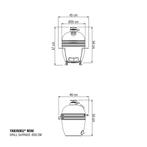 Yakiniku BBQ Kamado EGG Mini, Tuin en Terras, Houtskoolbarbecues, Info@hout-art.nl, Nieuw, Ophalen of Verzenden, Hoeves 3 in Schijndel