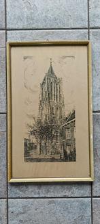 St Jans toren van Gorinchem, uit 1957 met handtekening., Ophalen of Verzenden