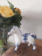 Delftblauw Paard dier verzamelen decoratie, Verzenden, Zo goed als nieuw, Paard, Beeldje of Figuurtje