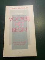 boek Cornelis Verhoeven Voorbij het begin 1 figuren., Ophalen of Verzenden, WO, Zo goed als nieuw, Alpha