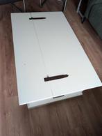 Witte Tafel/Kist - Opbergruimte, Huis en Inrichting, Tafels | Salontafels, Ophalen