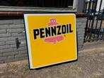 PENNZOIL oude reclame lichtbak, Verzamelen, Merken en Reclamevoorwerpen, Ophalen, Gebruikt, ., Lichtbak of (neon) lamp