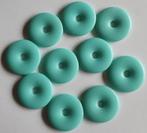 Turquoise donut vorm kralen 22 mm, Nieuw, Kraal, Verzenden