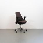 8x Herman Miller Sayl Bureaustoel Bruin - Chroom, Bruin, Ophalen of Verzenden, Zo goed als nieuw, Bureaustoel