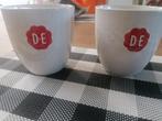 2 douwe egberts mokjes, Huis en Inrichting, Keuken | Servies, Ophalen of Verzenden, Zo goed als nieuw, Overige stijlen, Kop(pen) en/of Schotel(s)