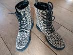 MAAT 39 ZGAN ENKEL LAARSJES IN TIJGERPRINT, Bruin, Lage of Enkellaarzen, Ophalen of Verzenden, Zo goed als nieuw