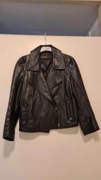 Supertrash leather bikerjack maat S dames, Supertrash, Zwart, Ophalen of Verzenden, Zo goed als nieuw