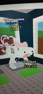 Zeldzame Tralalita tralala Brainrot God Roblox, 1 speler, Ophalen, Nieuw, Vanaf 3 jaar