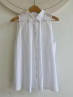 Xacus, mouwloze blouse - maat 42, Kleding | Dames, Wit, Maat 42/44 (L), Nieuw, Ophalen of Verzenden
