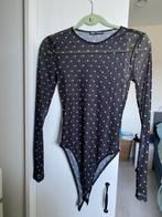 ZARA Black Polka Dot Mesh Bodysuit Size Small, Kleding | Dames, Ophalen of Verzenden, Zo goed als nieuw, Maat 36 (S), Zara