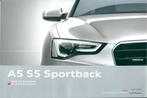 Brochure Audi A5 en S5 Sportback 2011, Audi, Gelezen, Ophalen of Verzenden