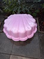 Gratis roze schelp zandbak met zand, Ophalen, Gebruikt