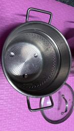 Zebra Estio Pro RVS Spaghettipan 22cm – Met Glazen Deksel, Huis en Inrichting, Overige typen, Ophalen of Verzenden, Zo goed als nieuw