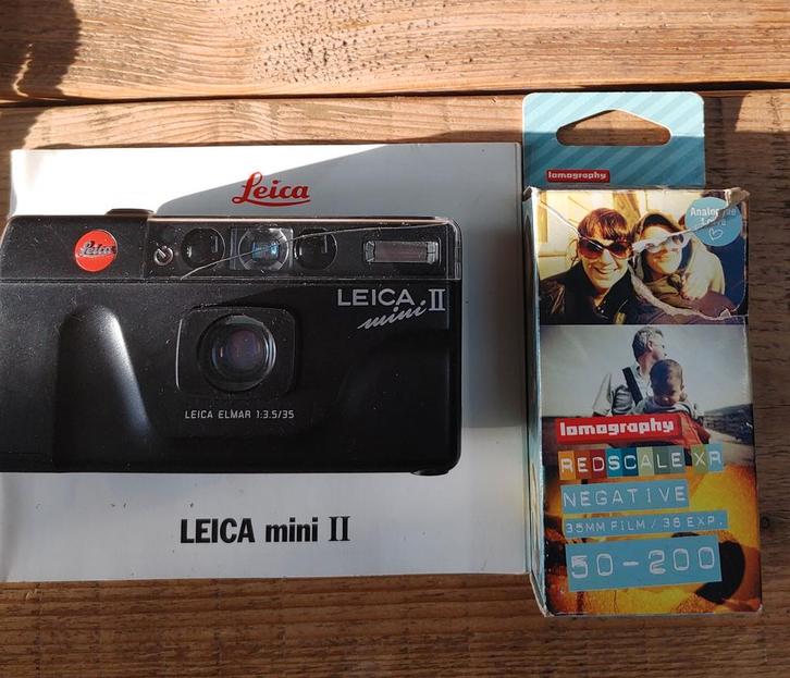 Leica Mini 2 Analoge Camera - Lomography, Audio, Tv en Foto, Fotocamera's Analoog, Gebruikt, Compact, Leica, Ophalen of Verzenden