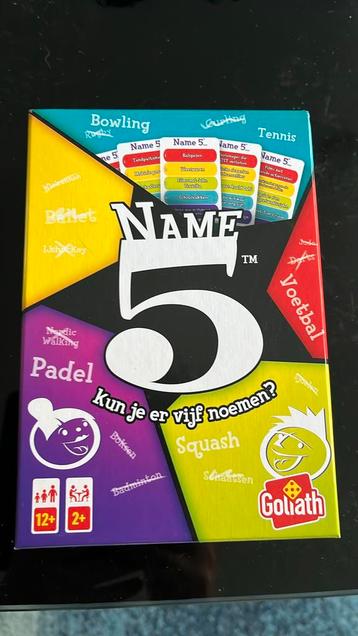 Name 5 spel goliath beschikbaar voor biedingen