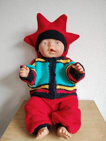 Poppenkleding set - Handgemaakt. Sisters Forever. beschikbaar voor biedingen