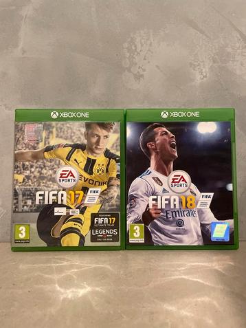 FIFA 17 & 18 Xbox One - Voetbalgames beschikbaar voor biedingen