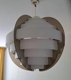 Vintage Deense hanglamp Flemming Brylle en Preben Jacobsen, Kunststof, Ophalen of Verzenden, Minder dan 50 cm, Gebruikt