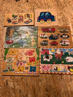 Aantal houten puzzels. Winny the Pooh, auto’s, boerderij etc, Ophalen of Verzenden, 10 tot 50 stukjes, Zo goed als nieuw