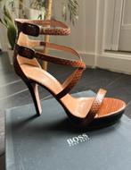 Hugo Boss leren pumps met slangenprint, Ophalen of Verzenden, Zo goed als nieuw