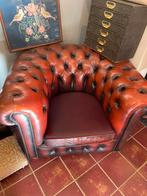 SALE - Vintage chesterfield club fauteuil, Ophalen of Verzenden