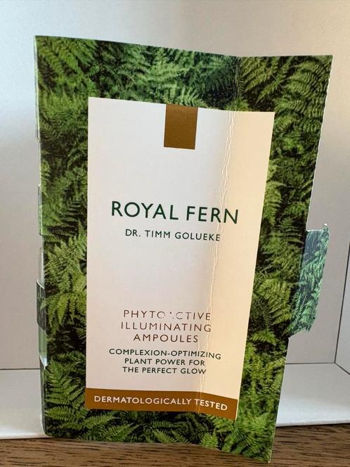 Royal Fern Illuminating Ampoule 2ml, Sieraden, Tassen en Uiterlijk, Uiterlijk | Gezichtsverzorging, Nieuw, Verzorging, Gehele gezicht
