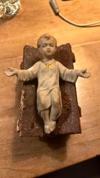 Handgemaakt Kindje jezus kerst stal, made in germany, Diversen, Ophalen of Verzenden, Zo goed als nieuw